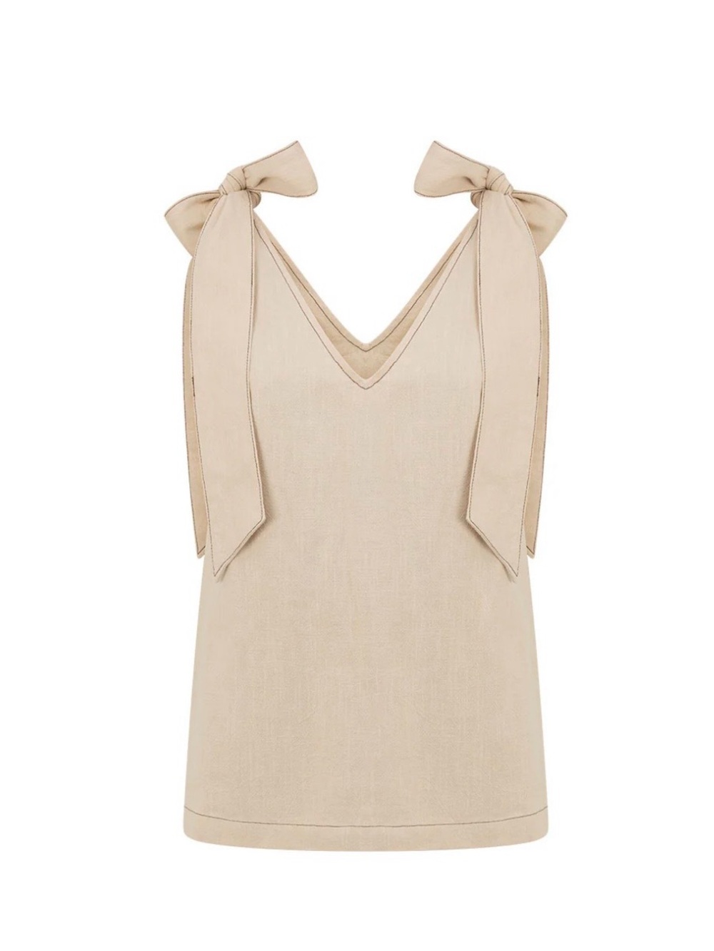 MAEVE
The Rafaela Bow-Tie Tank Tan Top - Picture 3 of 4